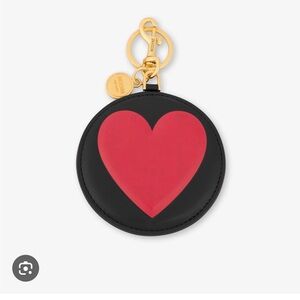 Moschino Black and Red Heart Key Holder